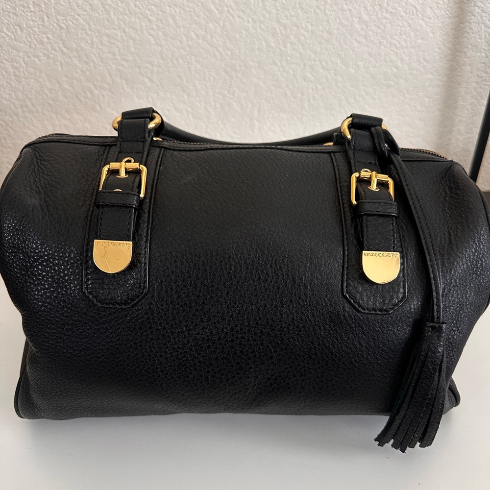 Vince Camuto Black Leather Handbag